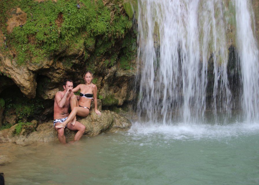 iway sys excursion a samana desde punta cana cayo levantado isla bacardi island cascada limón waterfall