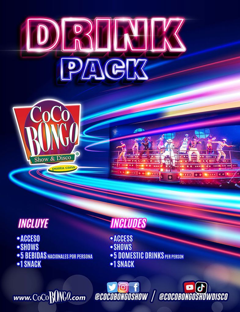 coco bongo pack punta cana